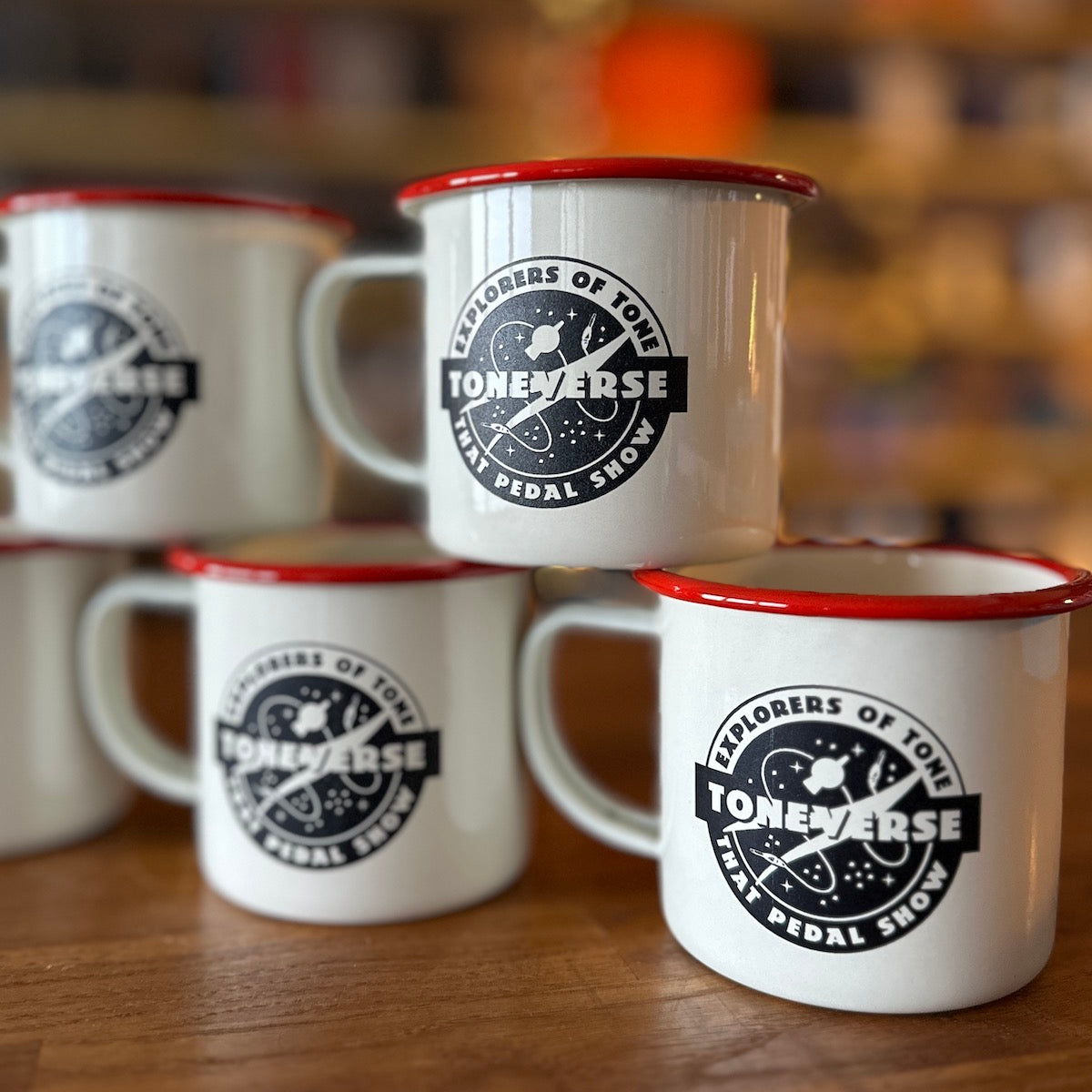 That Pedal Show Toneverse Enamel Mugs