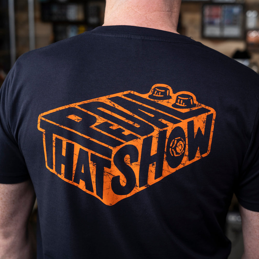 That Pedal Box T-Shirt - Navy/Orange