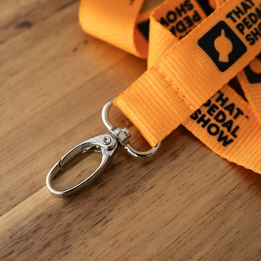 That Pedal Show Lanyard - Orange/Black