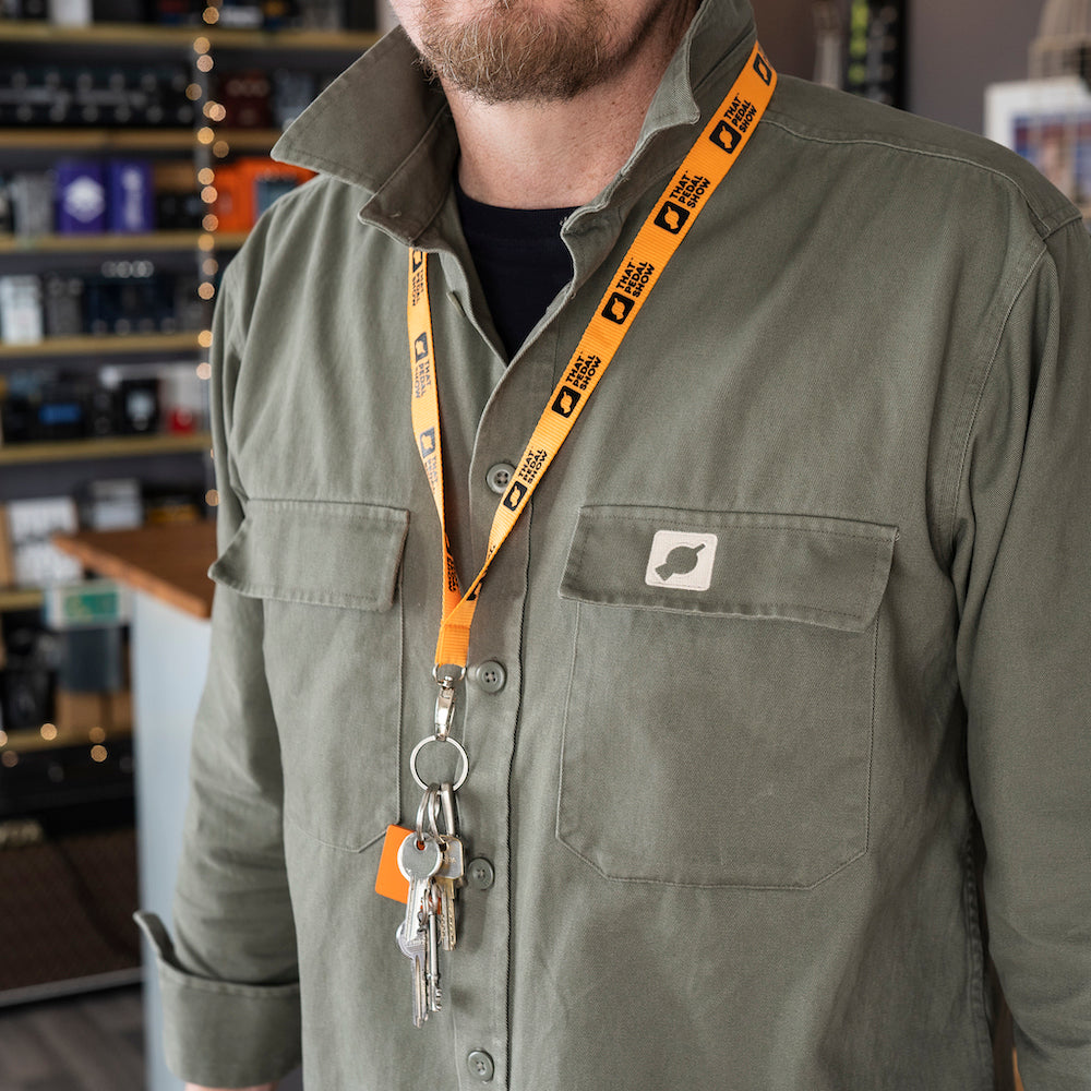 That Pedal Show Lanyard - Orange/Black