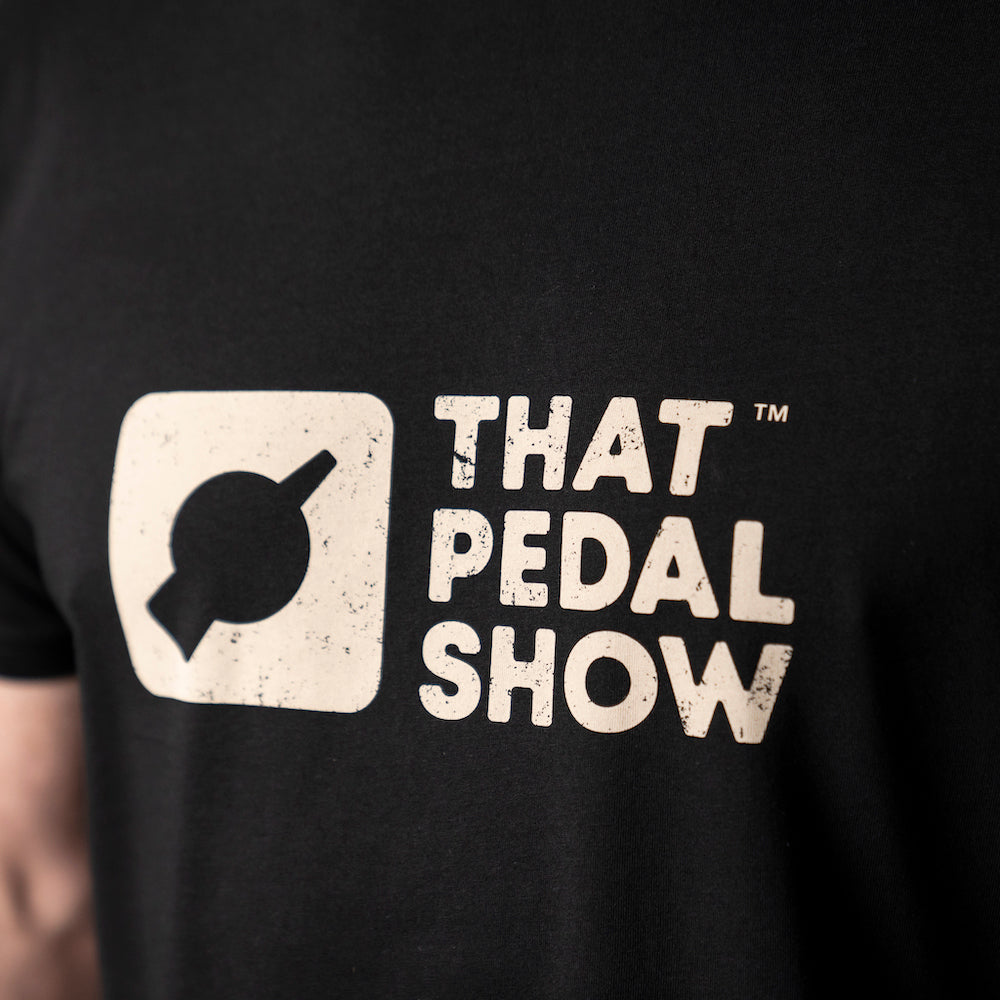 That Pedal Show Logo T-Shirt - Black / Vintage Cream